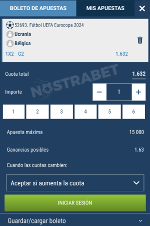 1xbet boletos de apuestas móvil