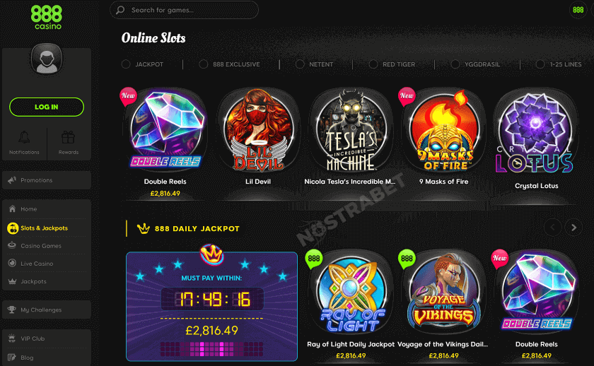 888 casino games