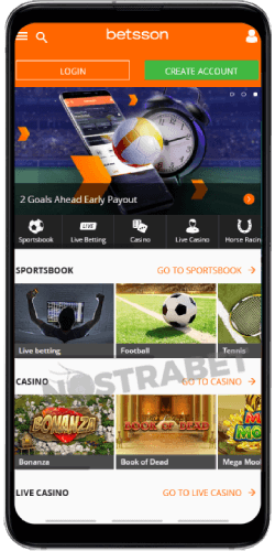 Betsson mobile app