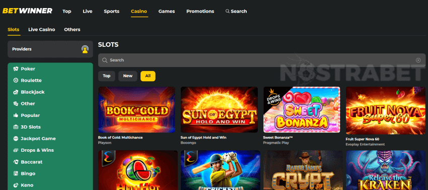 betwinner nigeria casino