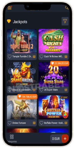 frank casino ios приложение джакпоти