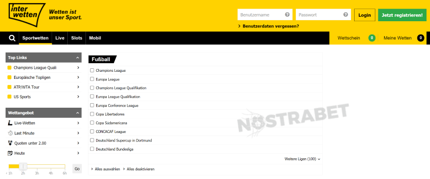 Interwetten Fu?ballwetten