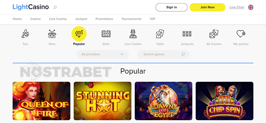 LightCasino Games