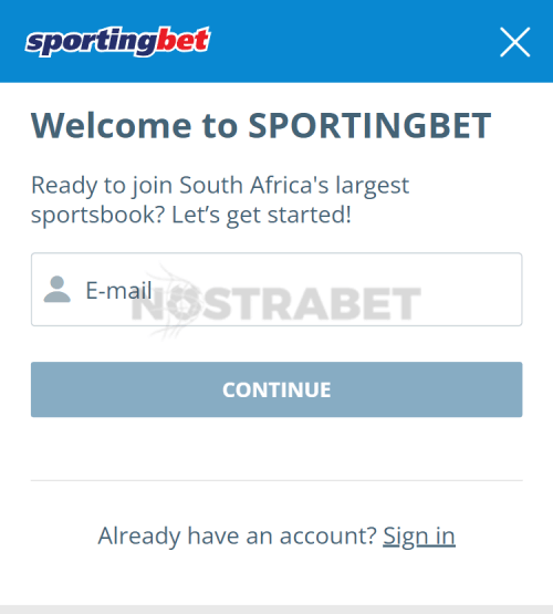 Sportingbet Registration ZA