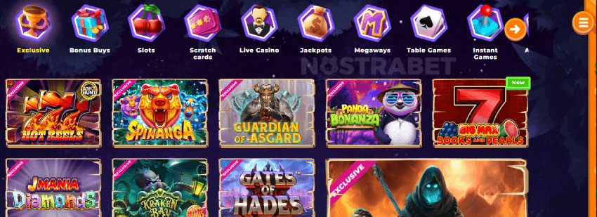 Wazamba casino games exclusives