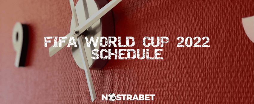 world cup 2022 schedule